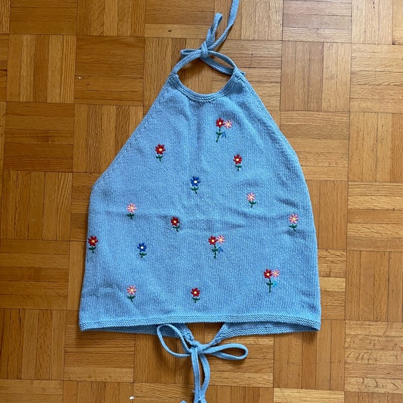 Zara blue with flower top - Picture 1 of 2